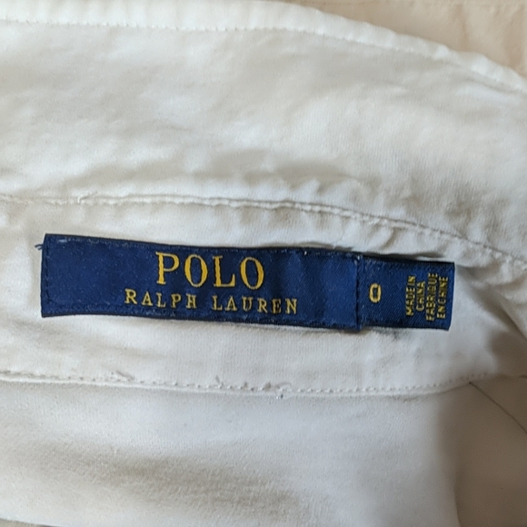 Polo Ralph Lauren Blouse with black ribbon neck - Picture 2 of 3